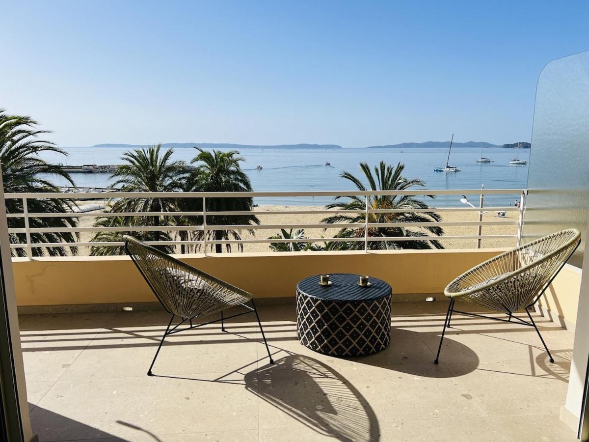 Appartement T3 Lumineux Traversant Totalement Neuf En Face De La Plage Front De Mer Vue Sur Les Iles Vue Mer Panoramique Assuree Residence De La Plage Centre Ville Du Lavandou 3Eme Etage Avec Ascenseur Appartement T3 Le Lavandou Zewnętrze zdjęcie