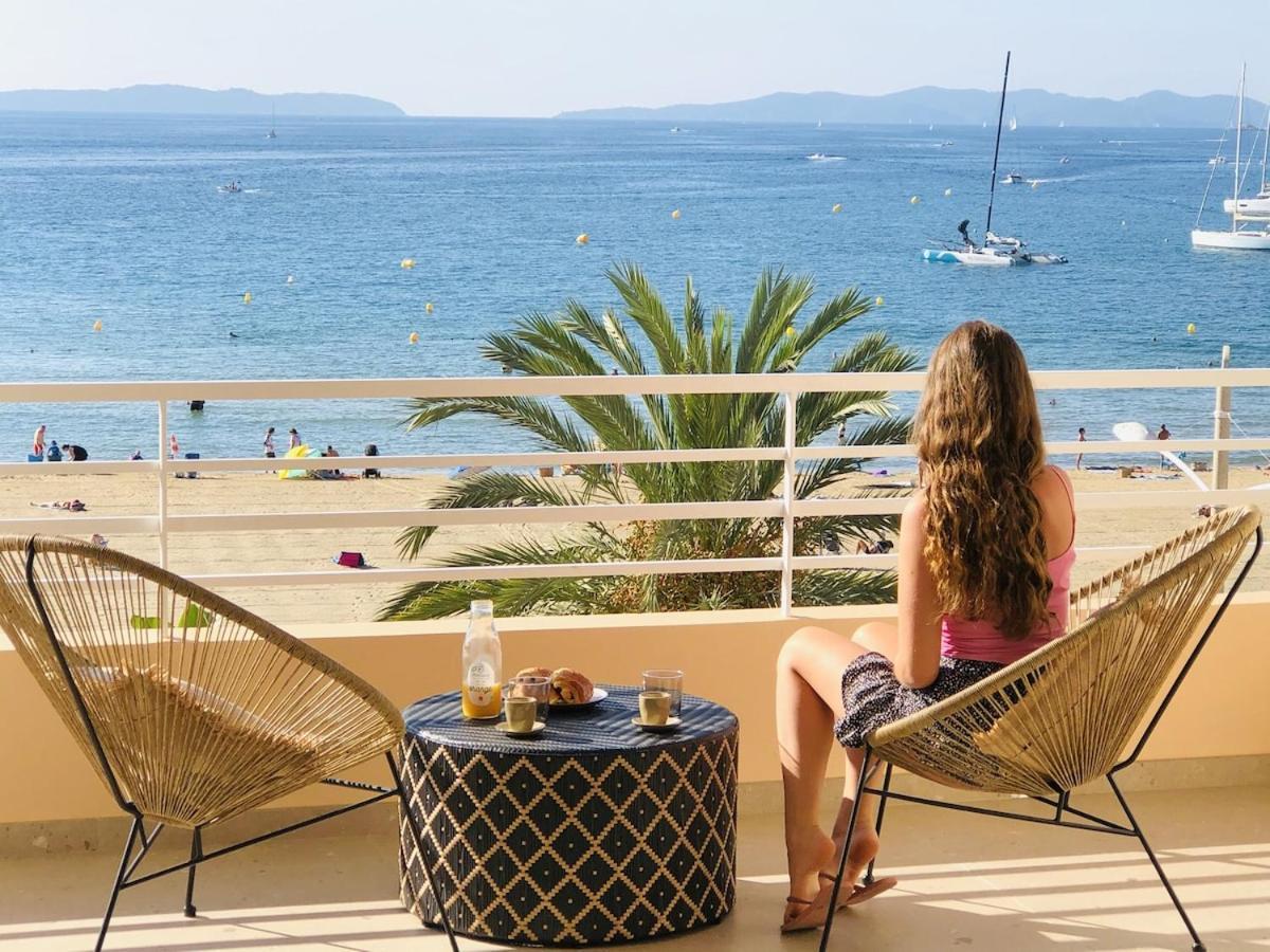 Appartement T3 Lumineux Traversant Totalement Neuf En Face De La Plage Front De Mer Vue Sur Les Iles Vue Mer Panoramique Assuree Residence De La Plage Centre Ville Du Lavandou 3Eme Etage Avec Ascenseur Appartement T3 Le Lavandou Zewnętrze zdjęcie